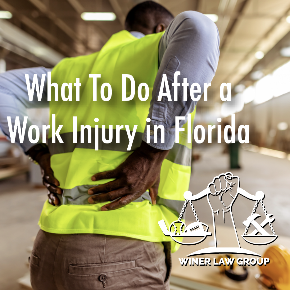 what to do after a work injury in Florida